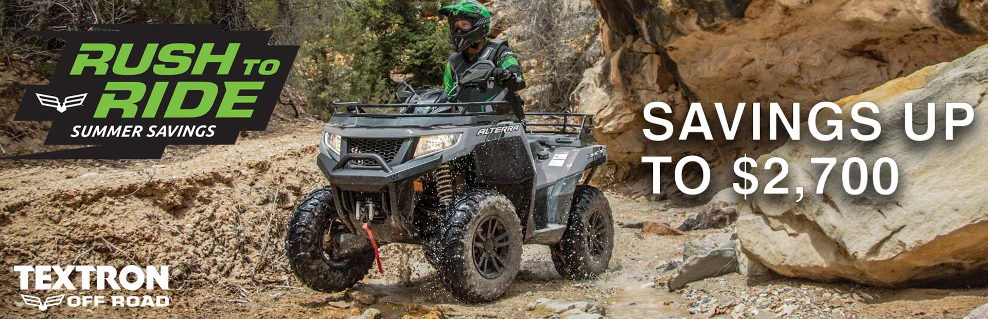 Textron Off Road: Rush to Ride Summer Savings